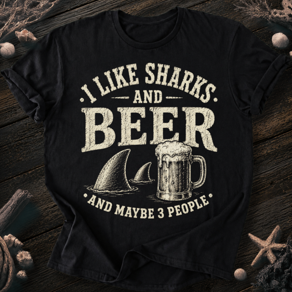 I Like Sharks and Beer T-Shirt