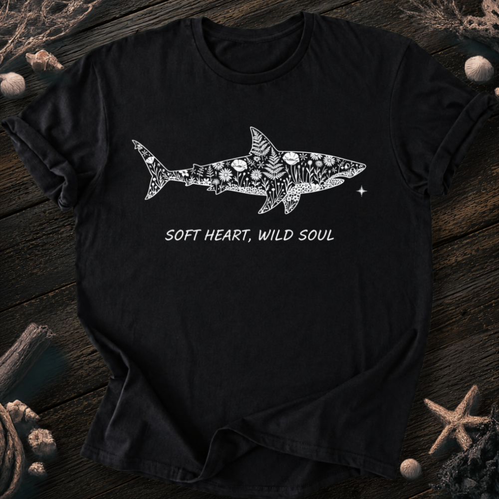 The Floral Shark T-Shirt