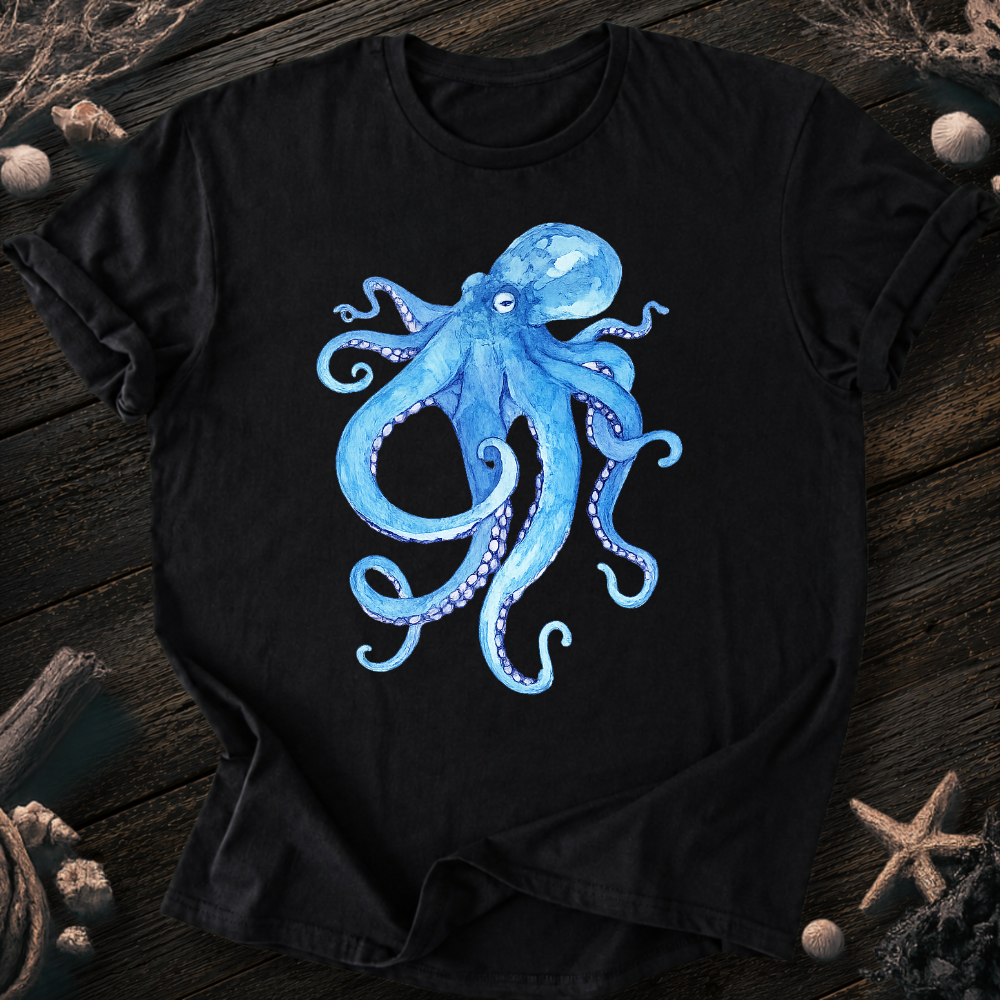Octopús Acuarel T-Shirt