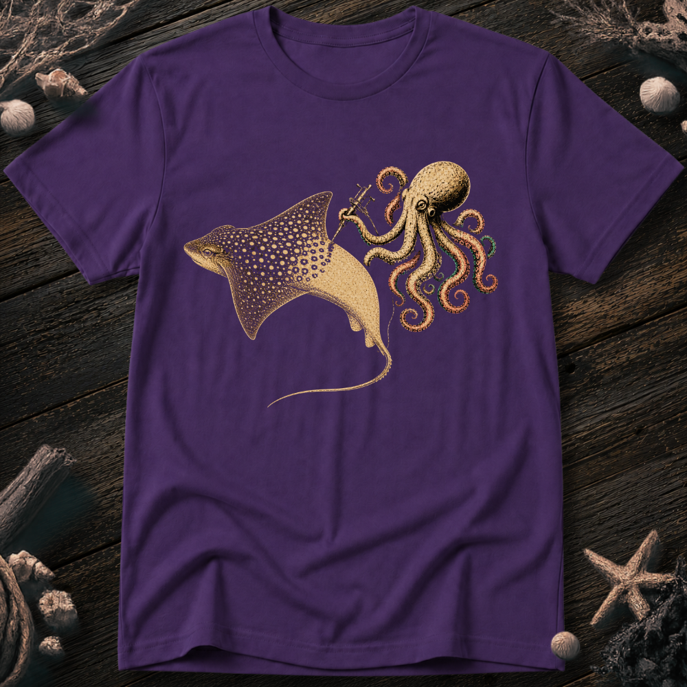 Spotted Eagle Ray Tattoo T-Shirt