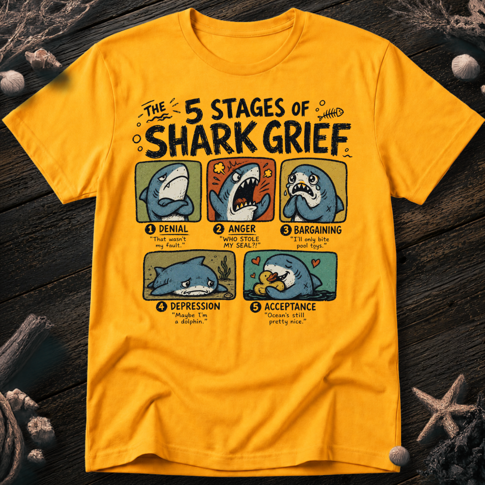 5 Stages of Grief T-Shirt