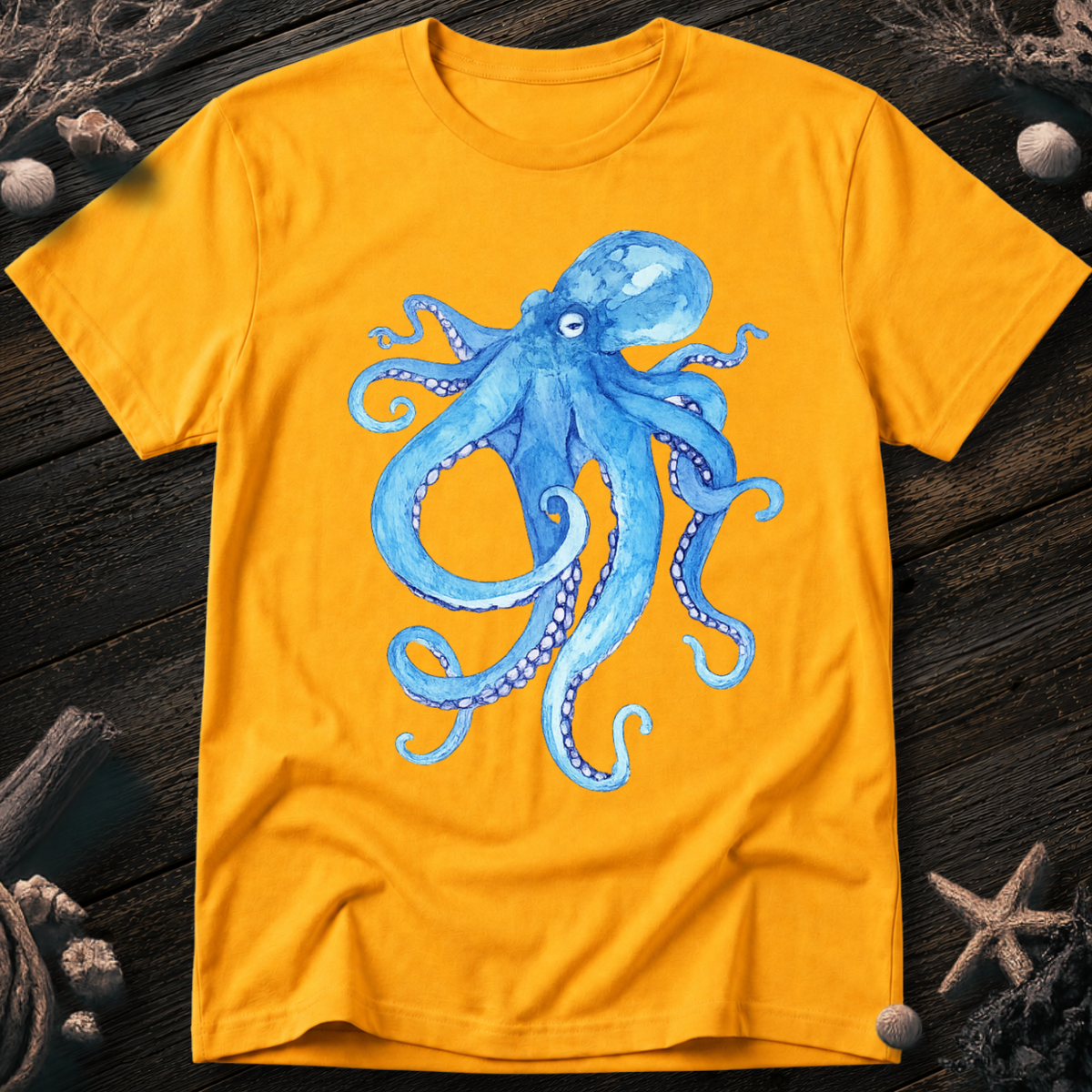 Octopus Acuarel T-Shirt
