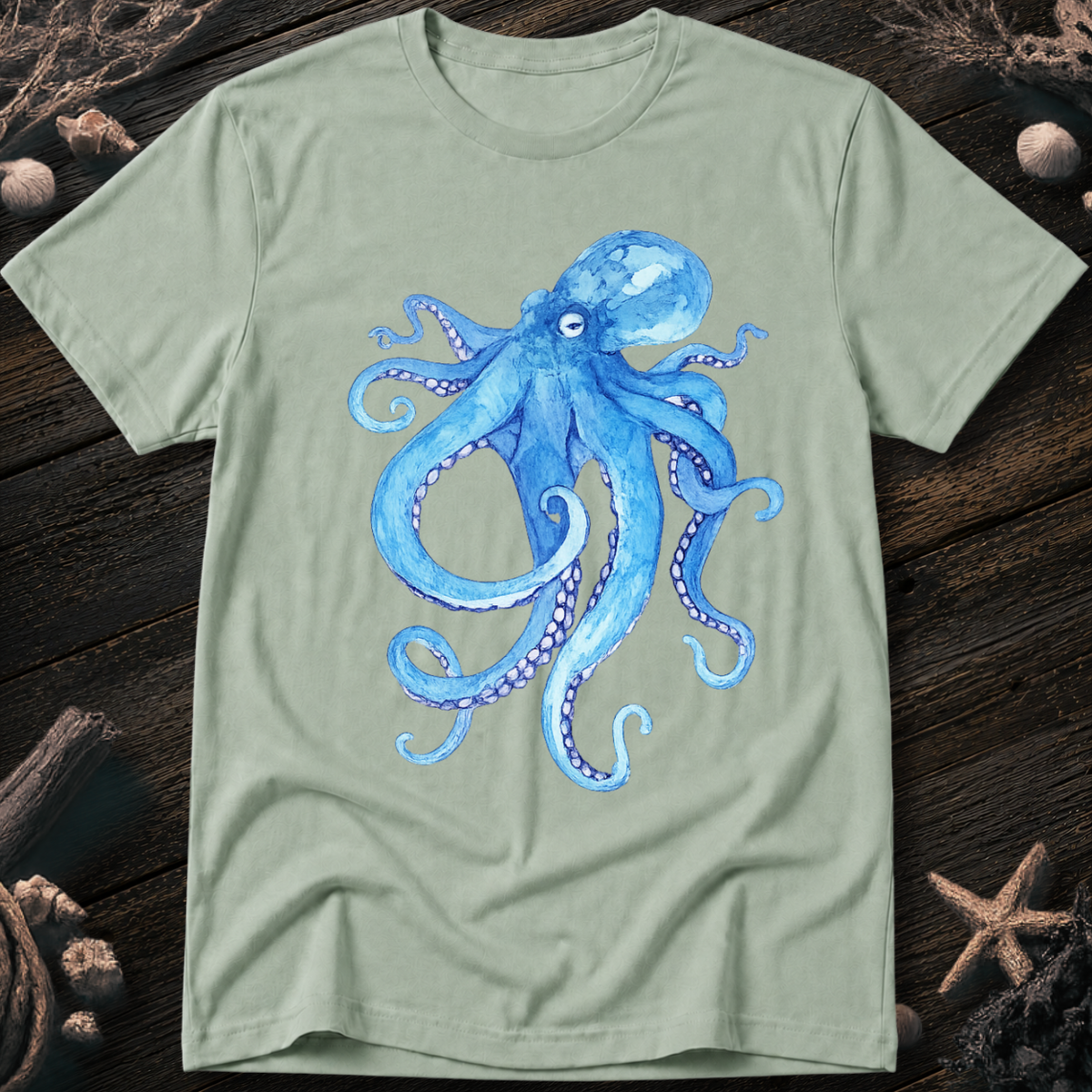 Octopus Acuarel T-Shirt
