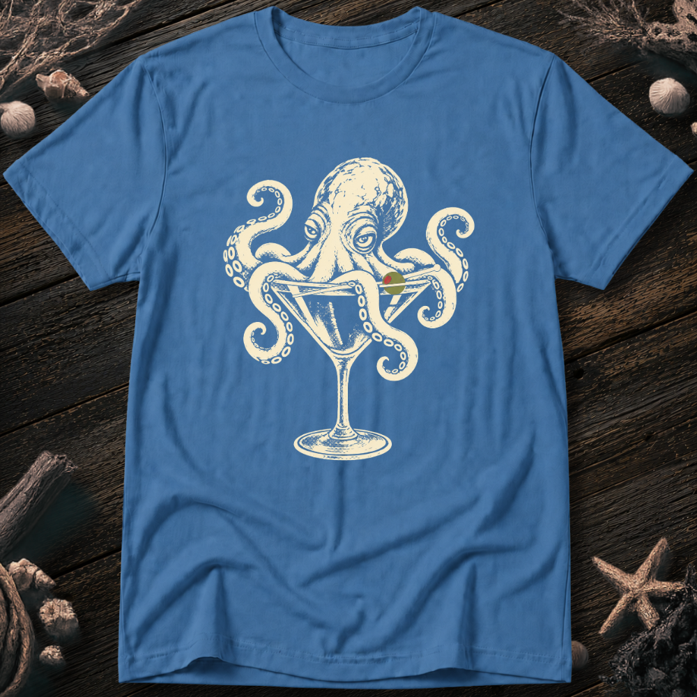 Octopus Martini T-Shirt